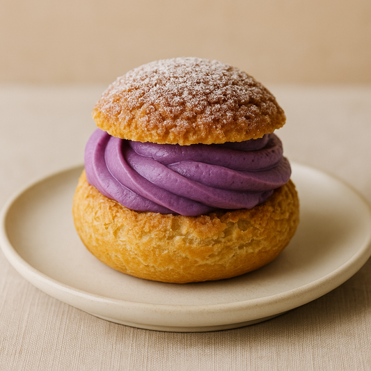 💜 Chou à la crème à l'Ube – La rencontre du savoir-faire français et de la douceur philippine