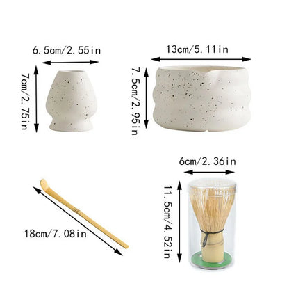Kit UBE / Matcha - Service 4 pièces